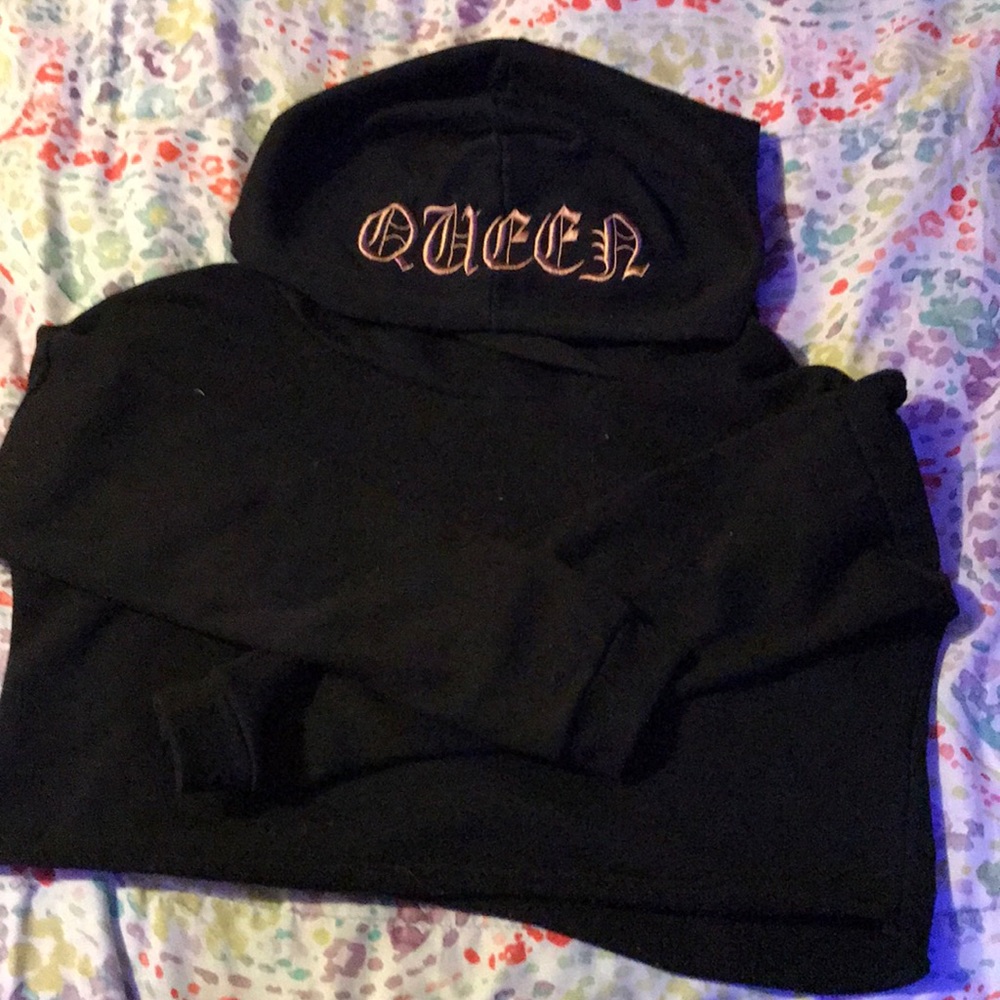 Crop top hoodie